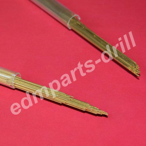 Electrode tubes for small hole EDM drilling, EDM brass electrodes
