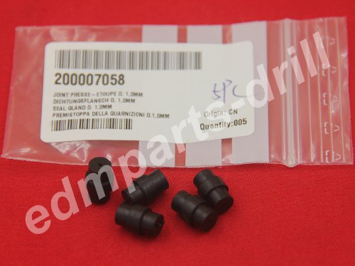 902128011 009.128 200007058 715.777 Charmilles rubber seals