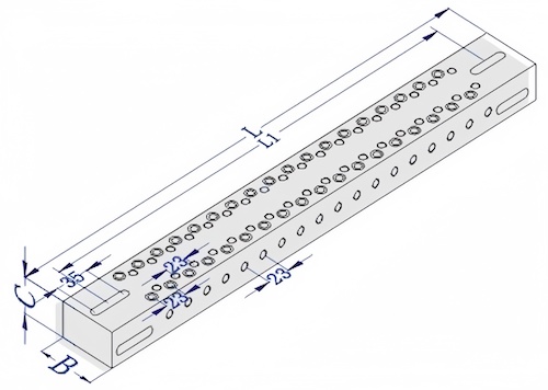 EDM Stainless bridge wire EDM ruller stainless fixture tools