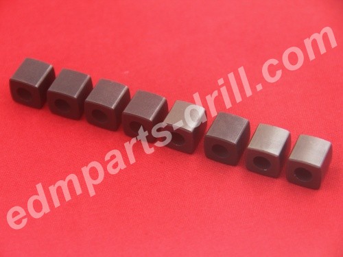 Carbide contact for molybdenum EDM machine SSG​, 12 x 12 x 12 mm​