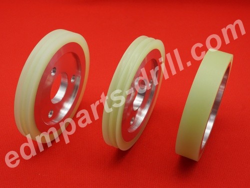 6EC100B404  U groove​ 15EC100F411 V groove 33EC100B403​ Makino EDM Urethane roller 