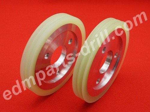 6EC100B404 15EC100F411 A406 Makino Urethane roller U groove V groove