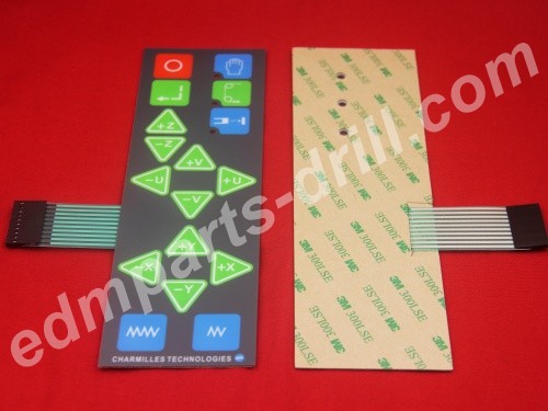Charmilles EDM wear Parts 208561020 Control panel key sheet