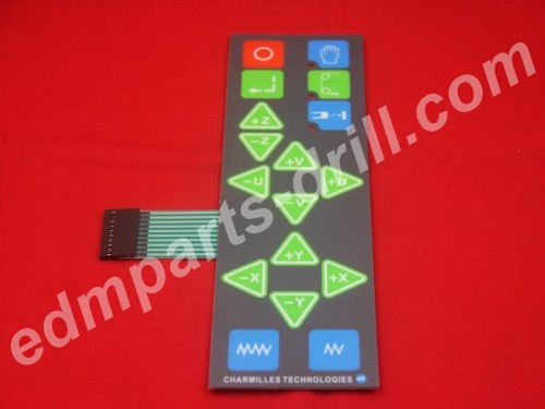 208561020 Control panel key sheet